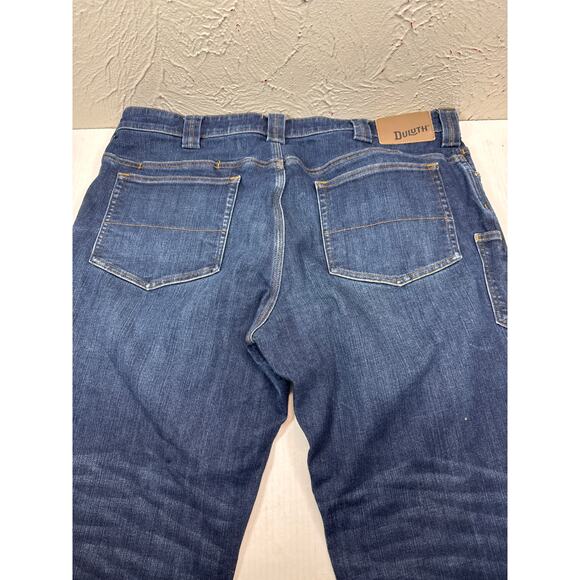 Duluth Trading Ballroom Double Flex Jeans Denim Stretch Slim Fit Size 40x32 - Picture 3 of 5